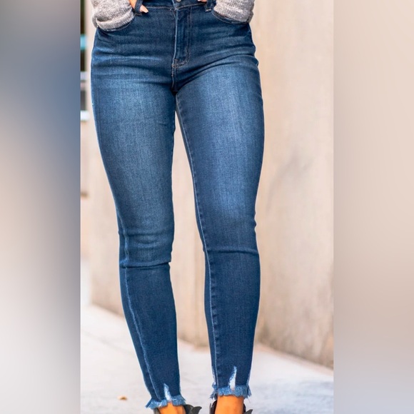 KanCan Denim - Kancan Dark Wash High Rise Skinny Jeans